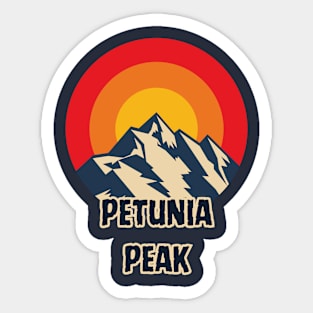 Petunia Peak Sticker